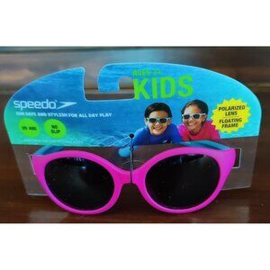 Speedo Kids Pink Sunglasses UV 400 No Slip Floating Frames Polarized Lens Age 3+